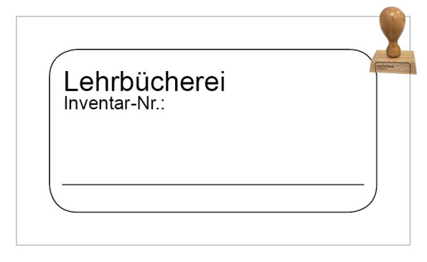 Stempel "Lehrb&uuml;cherei"