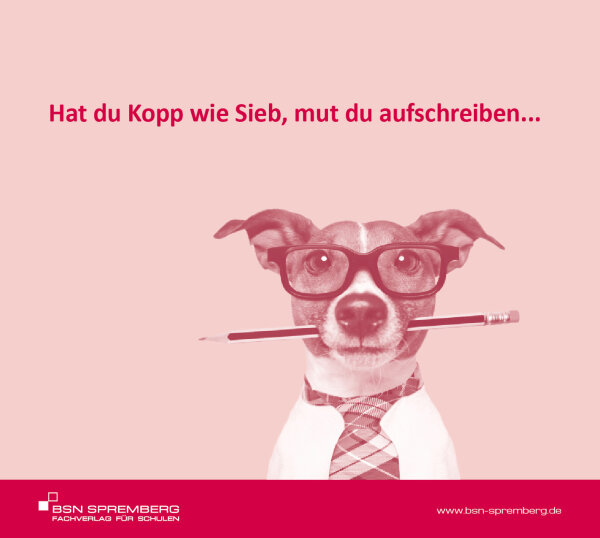 Mousepad-Block "Notizen und Zitate"