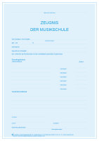 Jahreszeugnis Musikschule