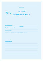 Jahreszeugnis Musikschule