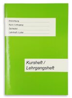 Kursheft/Lehrgangsheft, f&uuml;r die Erwachsenenbildung,...