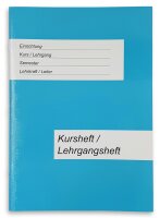 Kursheft / Lehrgangsheft f&uuml;r die Erwachsenenbildung,...