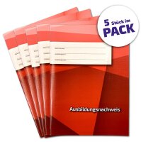 5er Set Ausbildungsnachweisheft f&uuml;r die praktische...