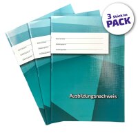 3er-Pack Ausbildungsnachweis / Berichtsheft f&uuml;r 3...