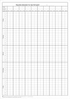 Hauptstundenplan 10 Klassen, DIN A3, Karton