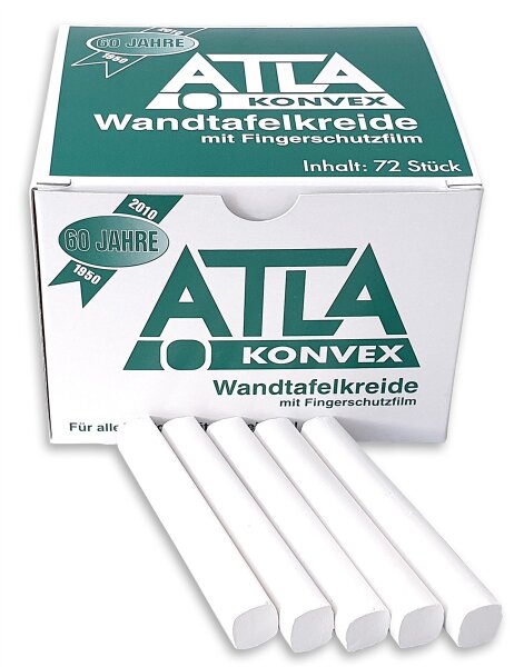 ATLA &ndash; Kreide, Farbe wei&szlig;, Inhalt 72 St&uuml;ck, konvex