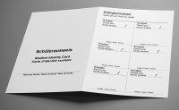 Sch&uuml;lerausweis wei&szlig;, neutral ohne Wappen,...