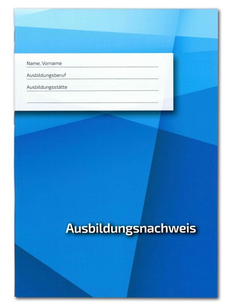 Ausbildungsnachweis / Berichtsheft f&uuml;r 1Jahr praktische Berufsausbildung, t&auml;glicher Eintrag (Mo-Sa)