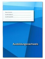 Ausbildungsnachweis / Berichtsheft f&uuml;r 1Jahr...