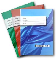 Notenbuch f&uuml;r 29 F&auml;cher, ohne Kopfnoten