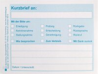 3er Pack Kurzbrief, Haftnotizzettel, Block mit 50 Blatt