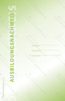 Deckblatt Ausbildungsnachweis, leicht kartoniert