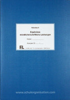F&L Notenbuch, Ergebnisse m&uuml;ndliche/ schriftliche Leistungen, blau