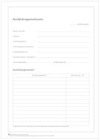 Block f&uuml;r den Ausbildungsnachweis / Berichtsheft...